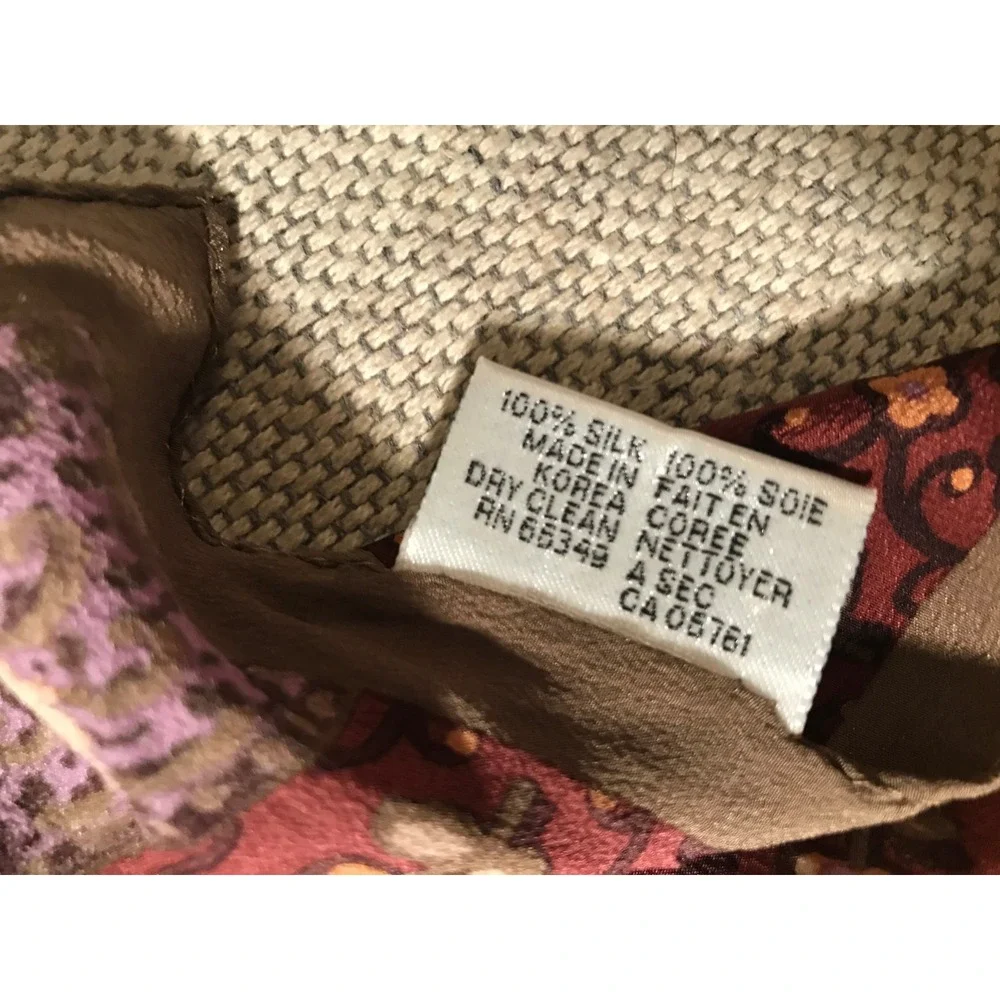 Oscar de la Renta Women's Scarf 100% silk floral Print #534